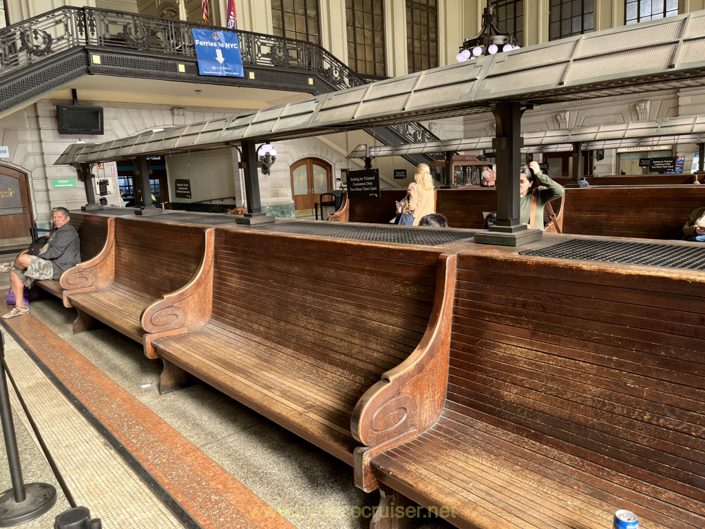 023: Hoboken, Lackawanna Railroad Terminal, waiting area