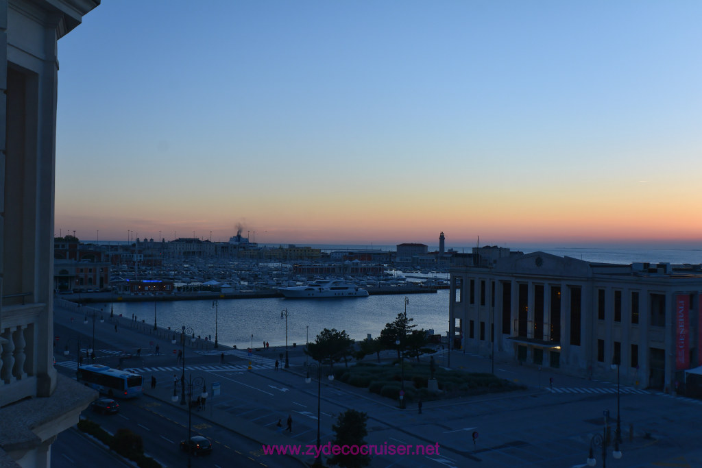 065: Carnival Vista, Pre-cruise, Trieste, Dusk