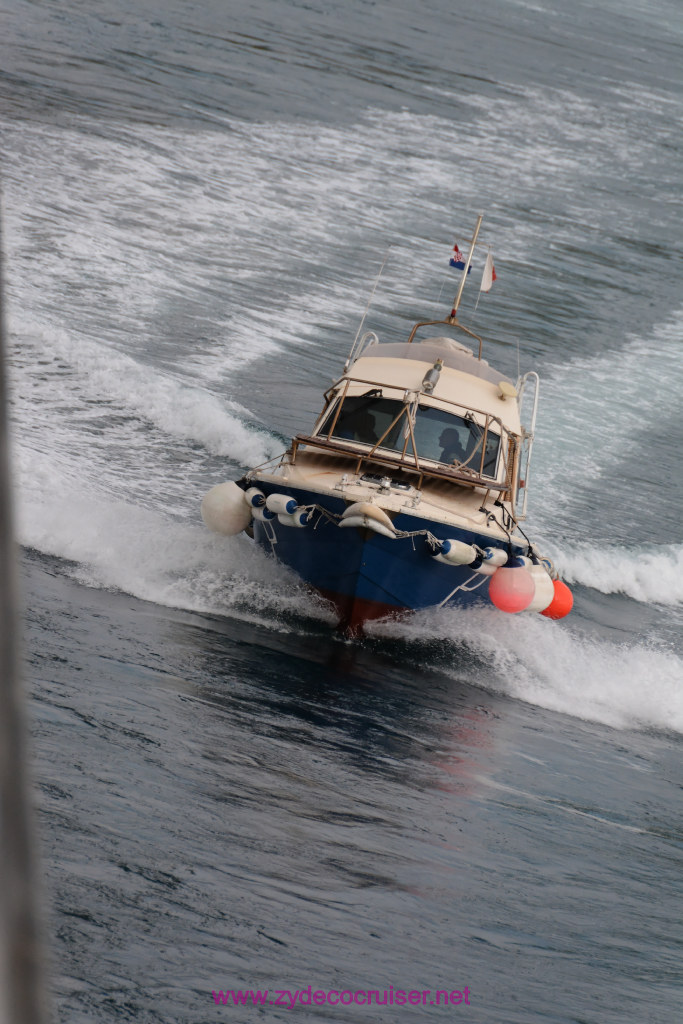 325: Carnival Vista Inaugural Voyage, Dubrovnik, Pilot Boat