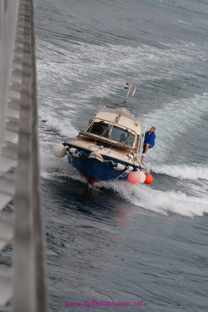 326: Carnival Vista Inaugural Voyage, Dubrovnik, Pilot Boat