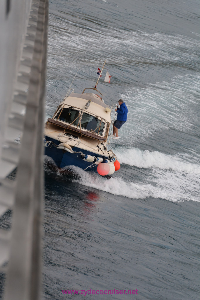 327: Carnival Vista Inaugural Voyage, Dubrovnik, Pilot Boat