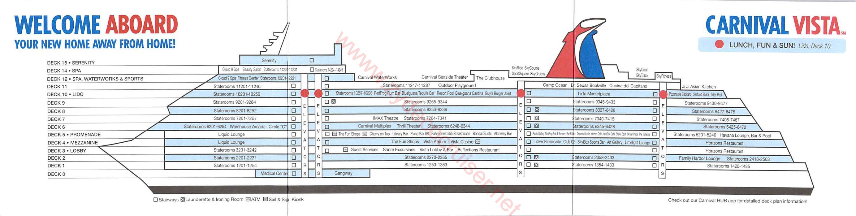 Carnival Vista Deck Plans,