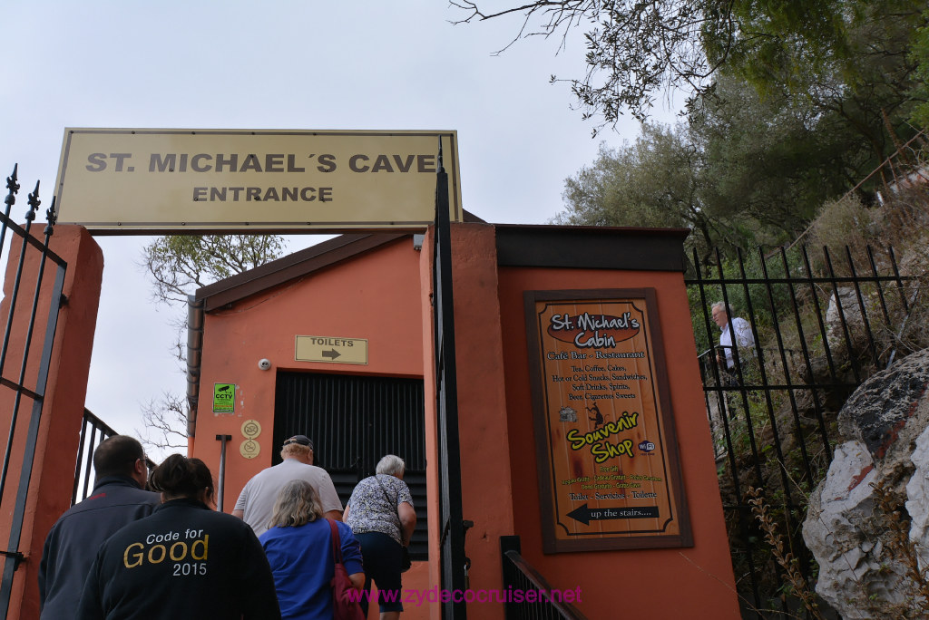 134: Carnival Vista Transatlantic Cruise, Gibraltar, St. Michael's Cave entrance