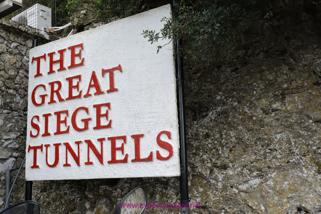 220: Carnival Vista Transatlantic Cruise, Gibraltar, The Great Siege Tunnels