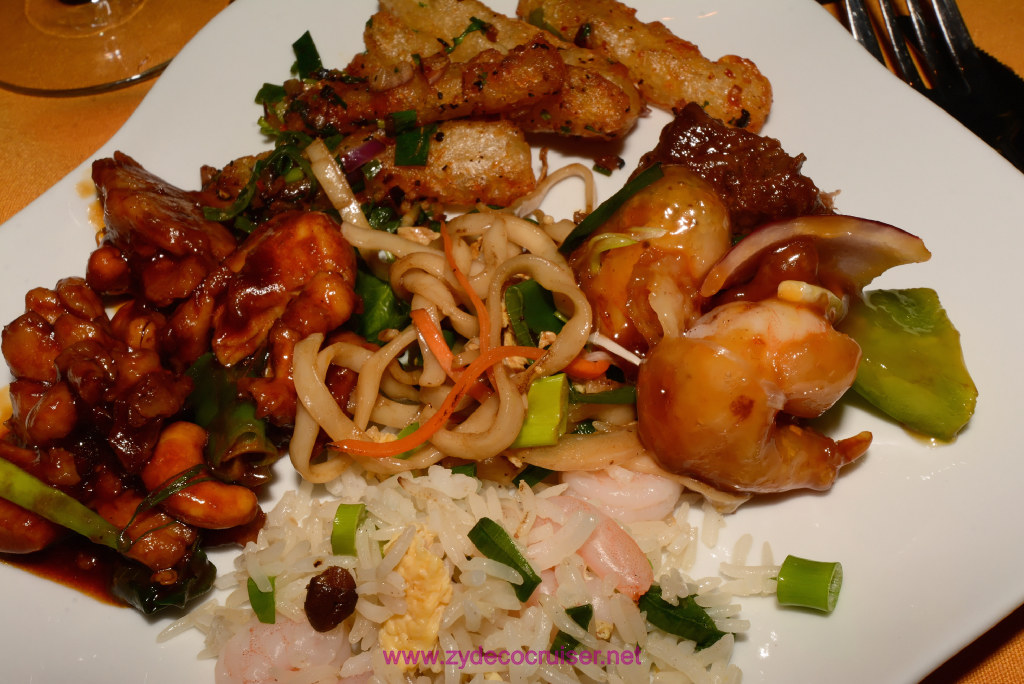 154: Carnival Vista Transatlantic Cruise, Sea Day 3, Ji Ji Asian Kitchen