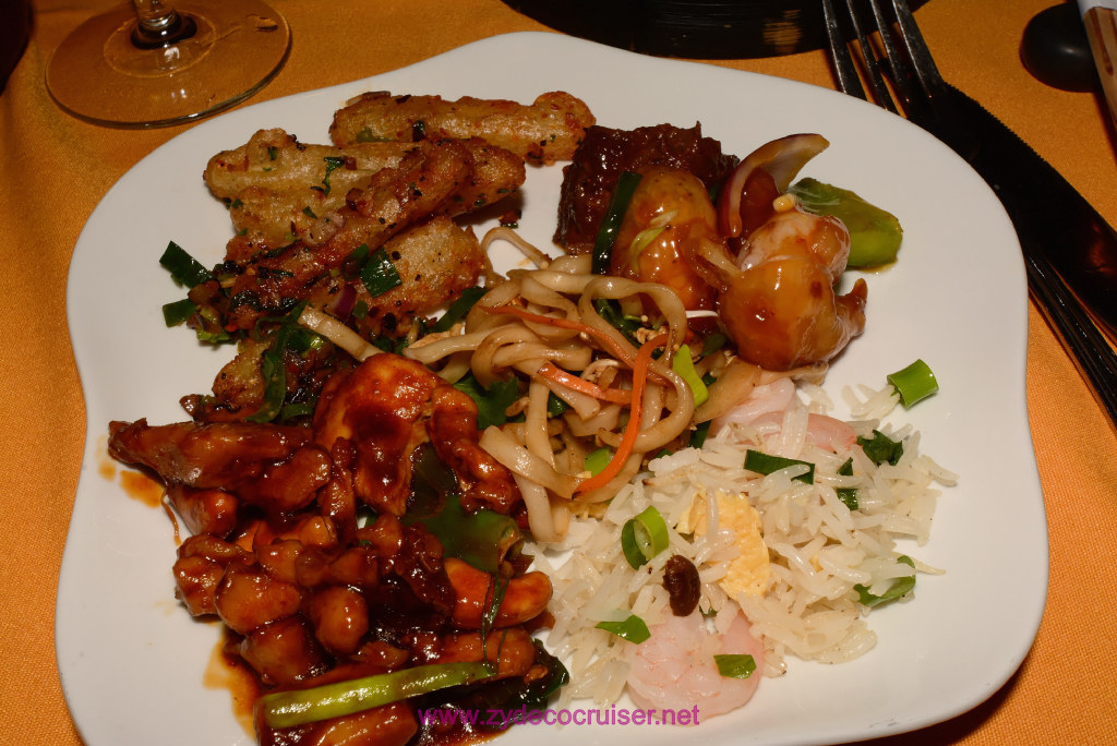 155: Carnival Vista Transatlantic Cruise, Sea Day 3, Ji Ji Asian Kitchen