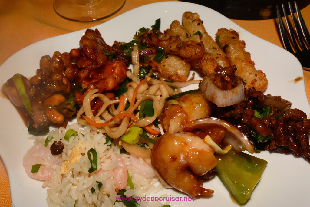 158: Carnival Vista Transatlantic Cruise, Sea Day 3, Ji Ji Asian Kitchen