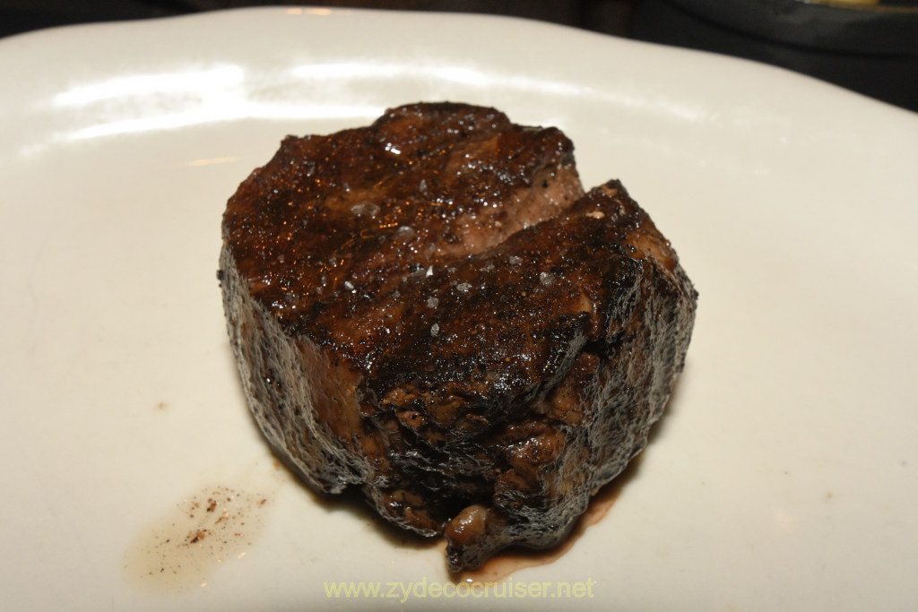 030: Celebrity Infinity Antarctica Cruise, Tuscan Grille, Broiled Filet Mignon, 