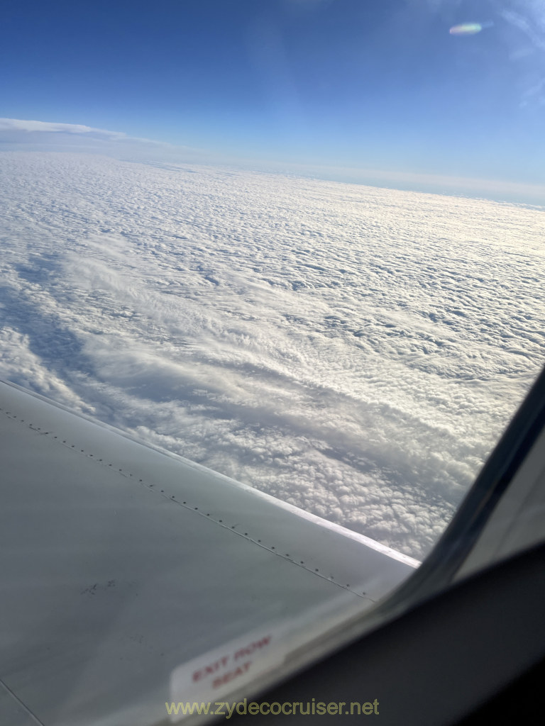 001: Above the clouds on flight to Houston