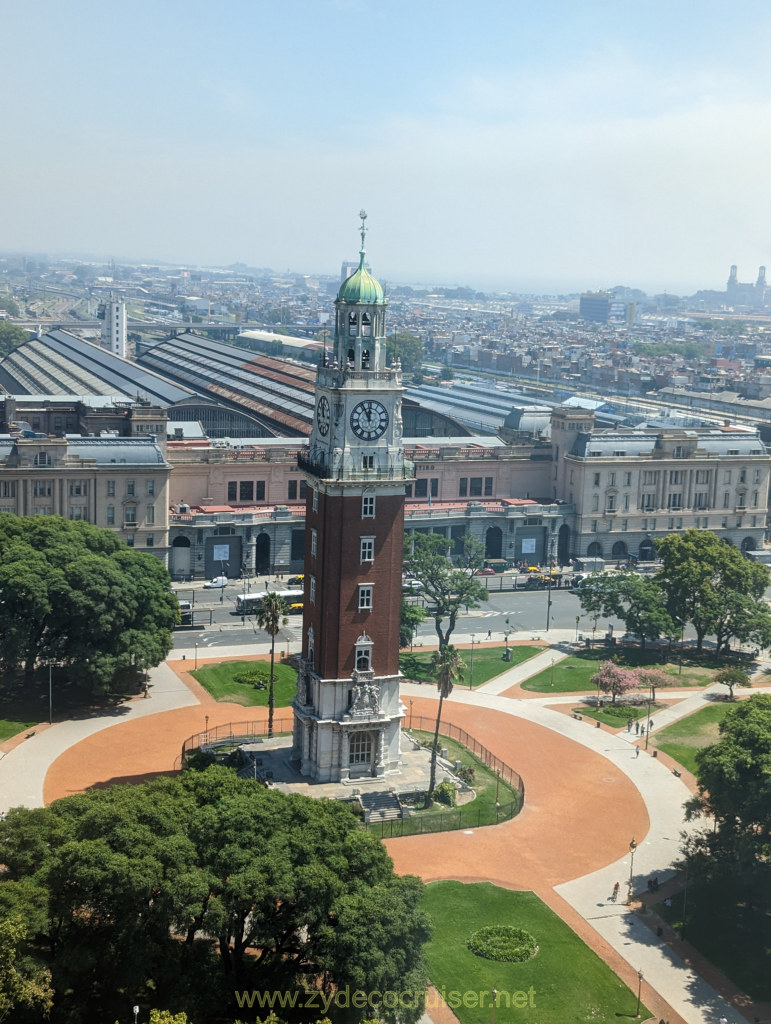 009: View from my room - pretty nice and I had Club access. Torre Monumental, English Tower