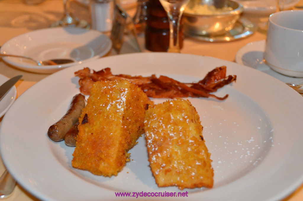 009: Golden Princess Coastal Cruise, Bacon, Link Sausage, J.B.'s French Toast