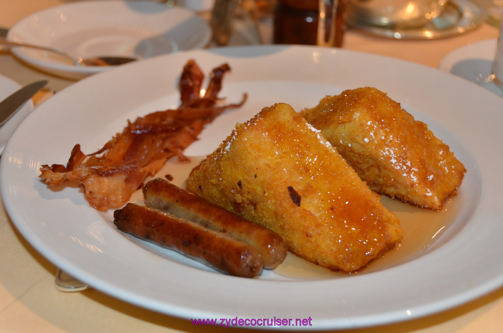 010: Golden Princess Coastal Cruise, Bacon, Link Sausage, J.B.'s French Toast