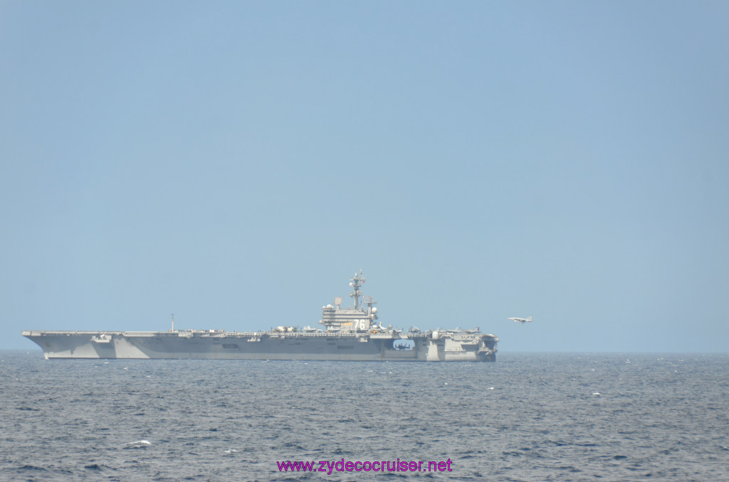 046: Golden Princess Coastal Cruise, Sea Day, USS Ronald Reagan, 