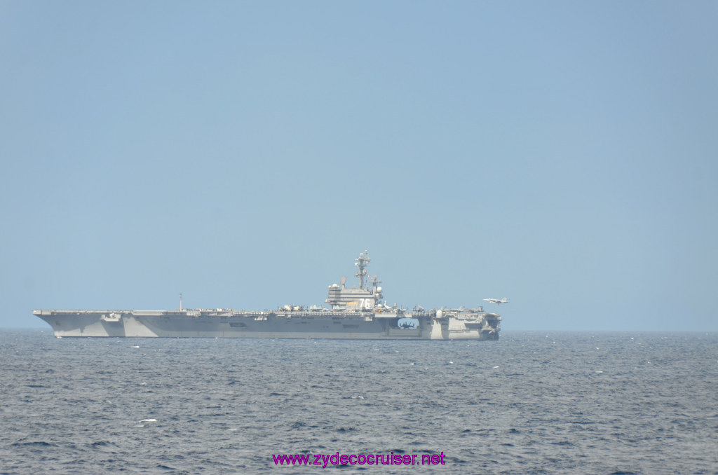 046: Golden Princess Coastal Cruise, Sea Day, USS Ronald Reagan, 