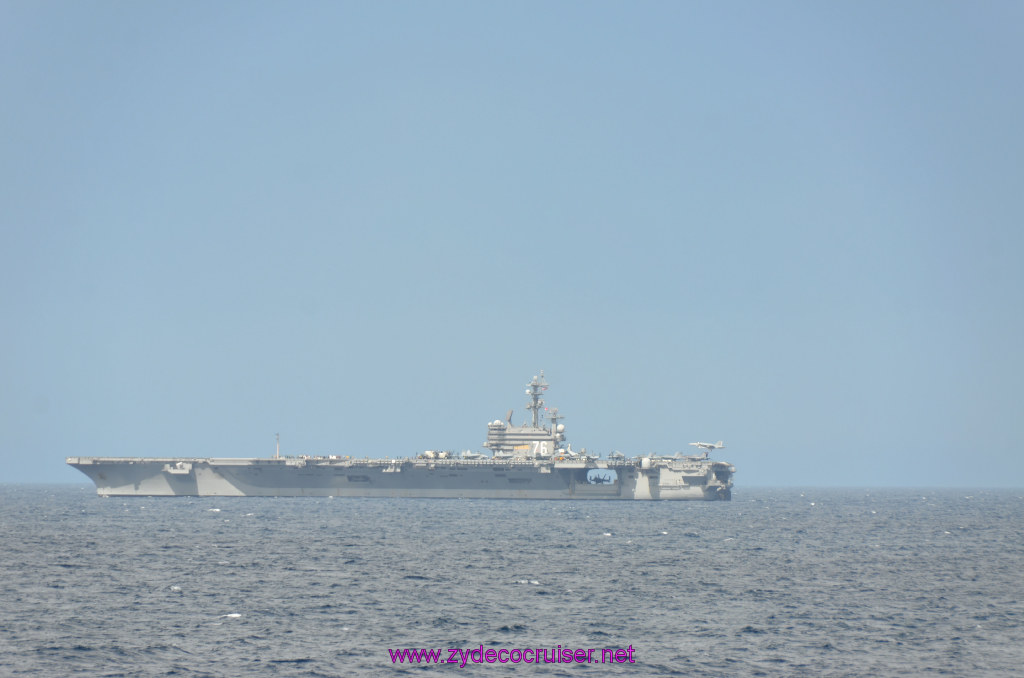 046: Golden Princess Coastal Cruise, Sea Day, USS Ronald Reagan, 