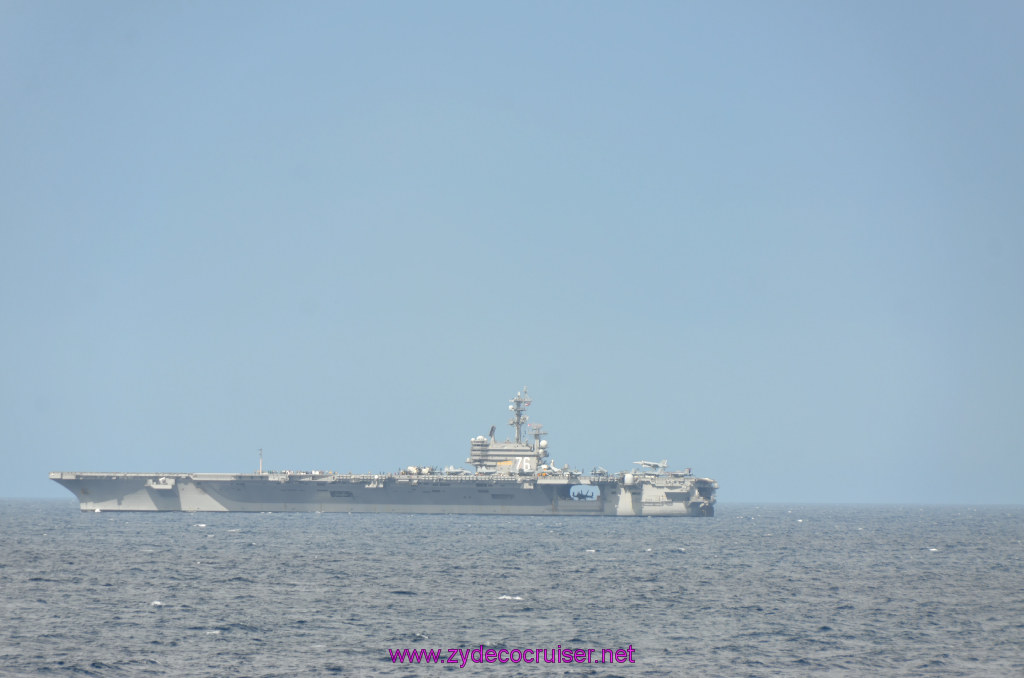 046: Golden Princess Coastal Cruise, Sea Day, USS Ronald Reagan, 