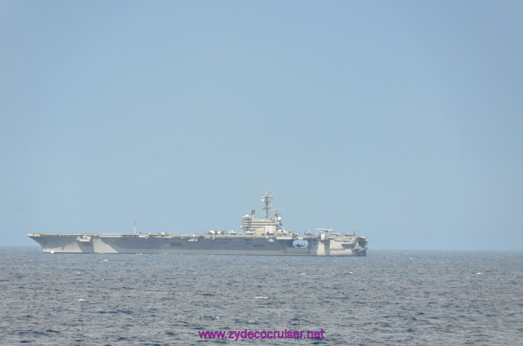 046: Golden Princess Coastal Cruise, Sea Day, USS Ronald Reagan, 