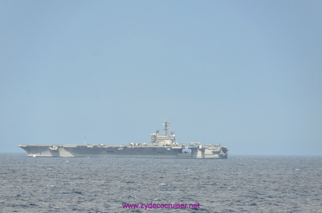 046: Golden Princess Coastal Cruise, Sea Day, USS Ronald Reagan, 