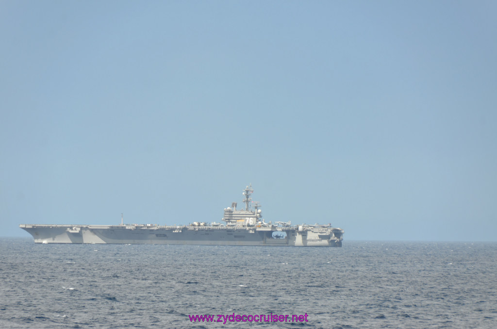 046: Golden Princess Coastal Cruise, Sea Day, USS Ronald Reagan, 