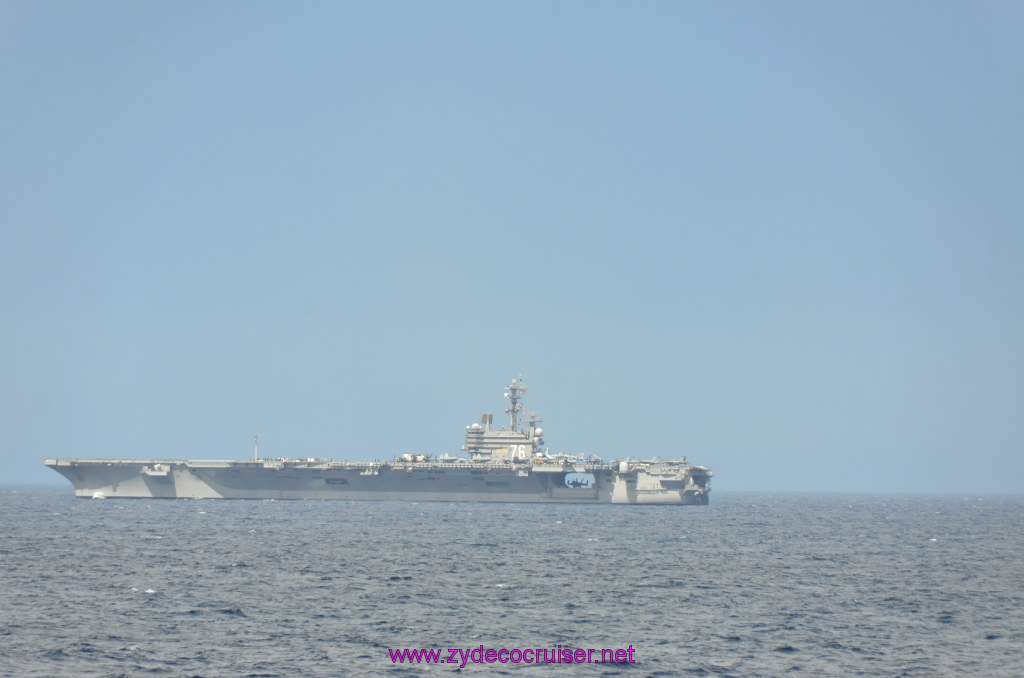 046: Golden Princess Coastal Cruise, Sea Day, USS Ronald Reagan, 