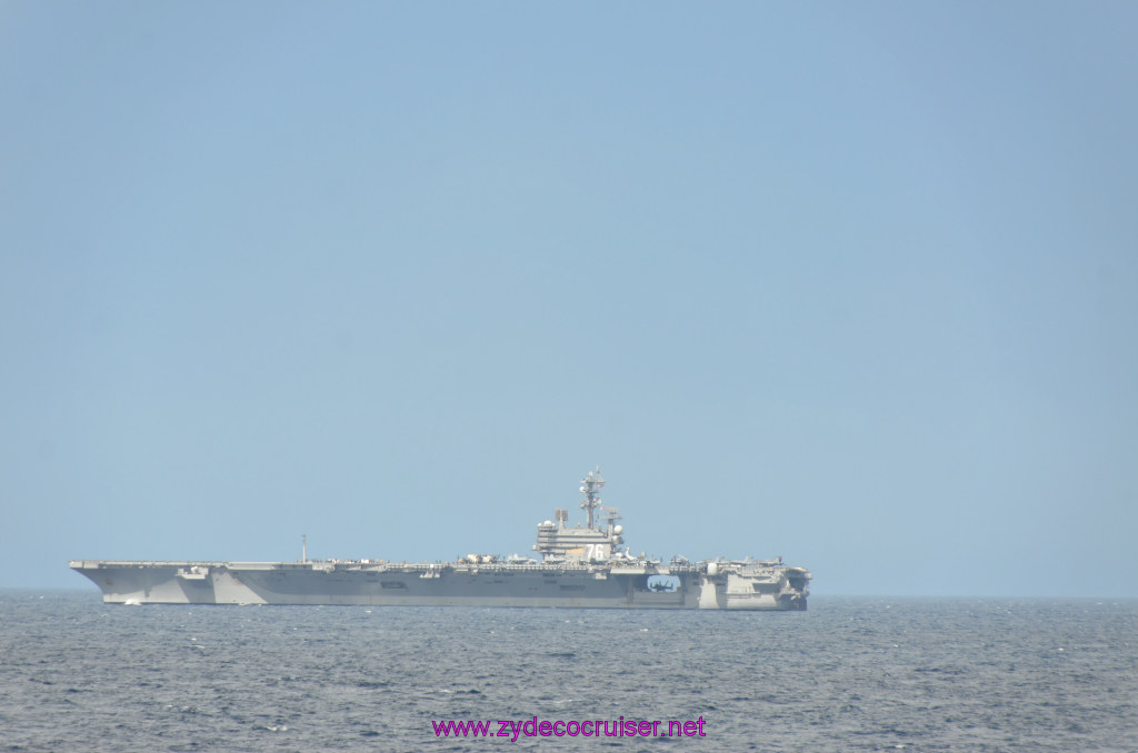 046: Golden Princess Coastal Cruise, Sea Day, USS Ronald Reagan, 