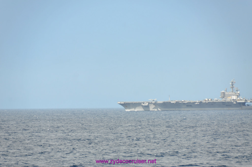 046: Golden Princess Coastal Cruise, Sea Day, USS Ronald Reagan, 