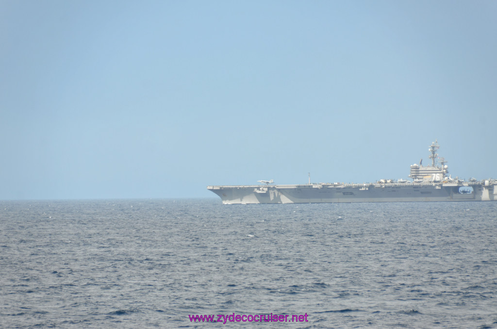 046: Golden Princess Coastal Cruise, Sea Day, USS Ronald Reagan, 