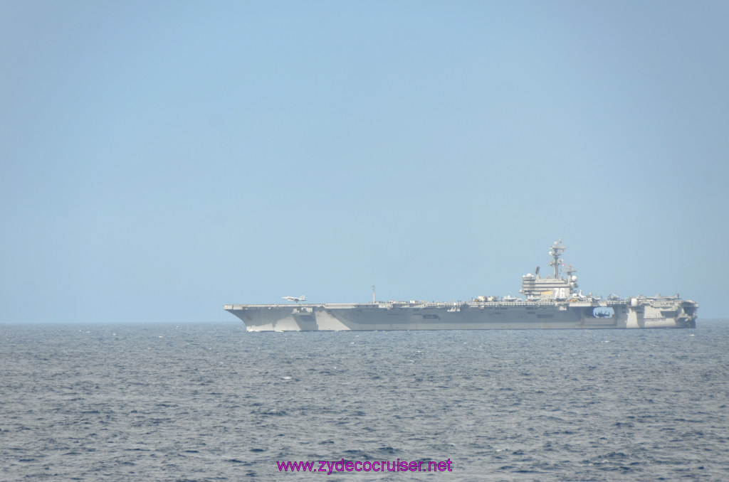 046: Golden Princess Coastal Cruise, Sea Day, USS Ronald Reagan, 