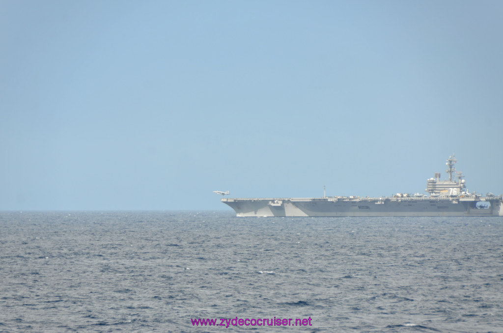 046: Golden Princess Coastal Cruise, Sea Day, USS Ronald Reagan, 