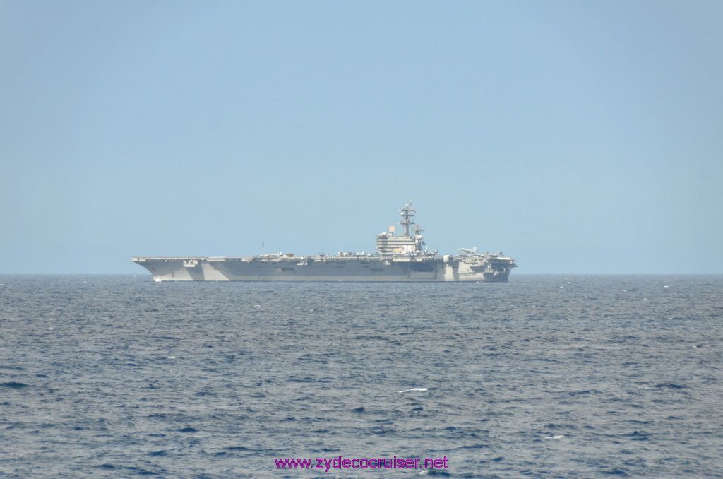 046: Golden Princess Coastal Cruise, Sea Day, USS Ronald Reagan, 