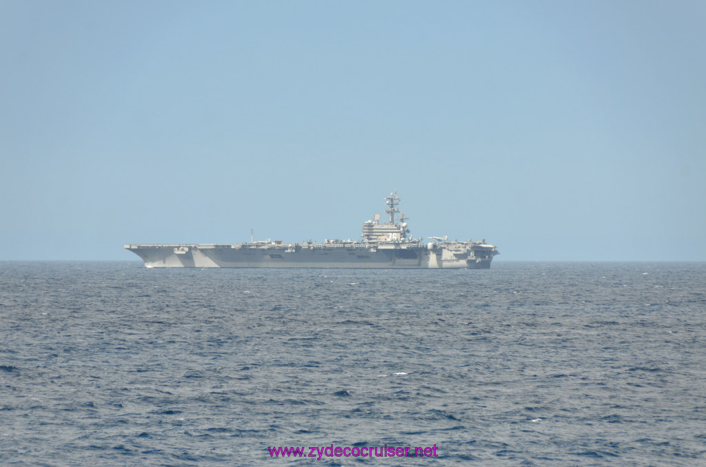 046: Golden Princess Coastal Cruise, Sea Day, USS Ronald Reagan, 