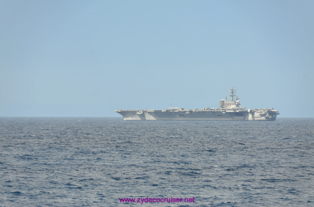 046: Golden Princess Coastal Cruise, Sea Day, USS Ronald Reagan, 