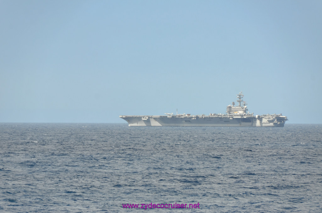 046: Golden Princess Coastal Cruise, Sea Day, USS Ronald Reagan, 