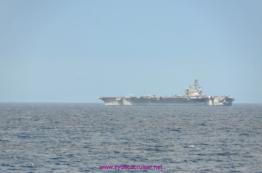 046: Golden Princess Coastal Cruise, Sea Day, USS Ronald Reagan, 