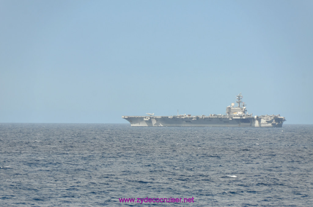 046: Golden Princess Coastal Cruise, Sea Day, USS Ronald Reagan, 