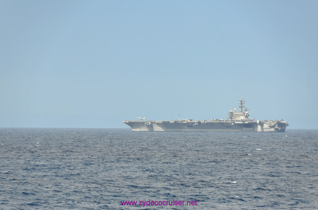 046: Golden Princess Coastal Cruise, Sea Day, USS Ronald Reagan, 