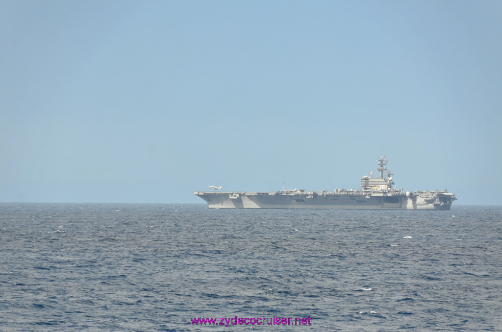 046: Golden Princess Coastal Cruise, Sea Day, USS Ronald Reagan, 