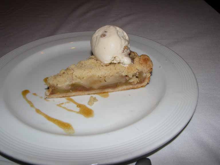 Warm Streusel Apple Pie, NCL Spirit