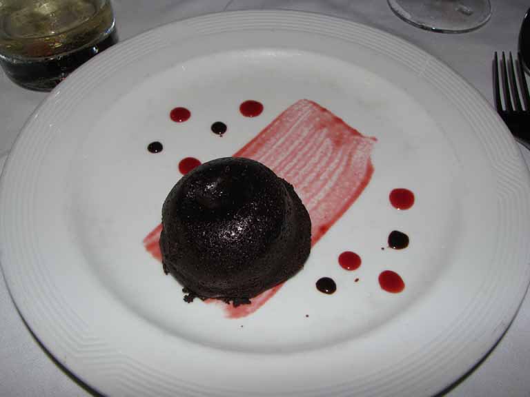 Flourless Molten Chocolate Cake, NCL Spirit