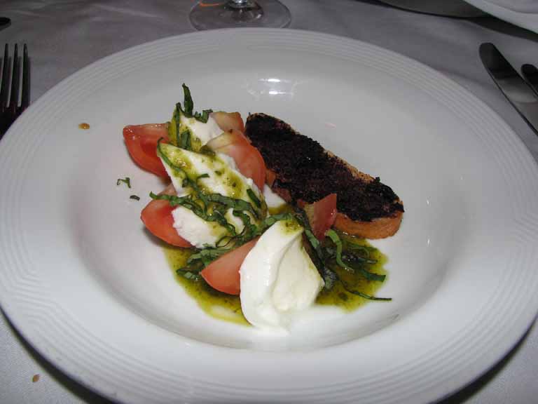 Fresh Mozzarella, Vine-ripened Tomato Salad, NCL Spirit