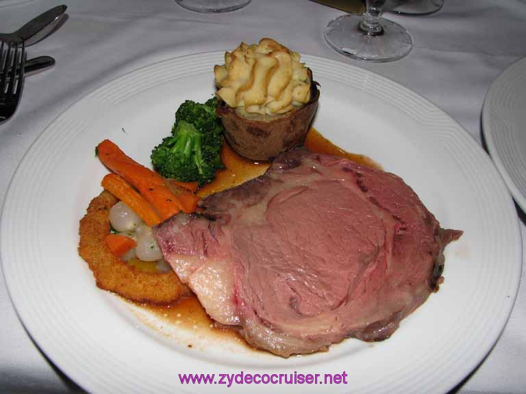 Roasted Prime Rib of Beef, NCL Spirit