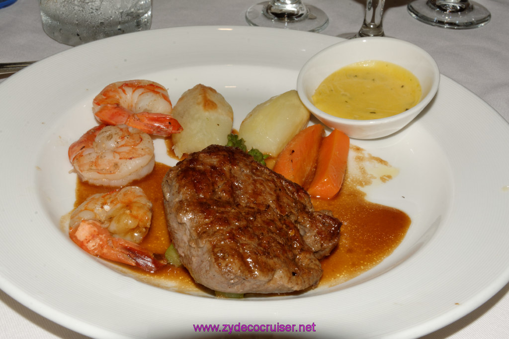 039: Emerald Princess Cruise, MDR Dinner, Surf & Turf, 