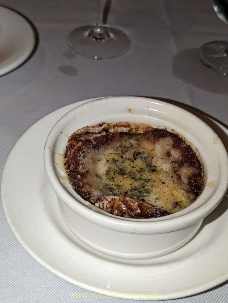 007: Regal Princess, Crown Grill, Black and Blue Onion Soup, 