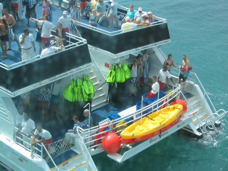 002: NCL Sun, Belize, Reef Snorkel and Banister Island, 