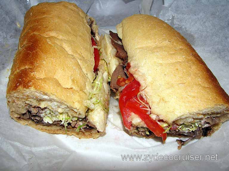 Roast Beef Po-Boy Pocorello's BR, LA