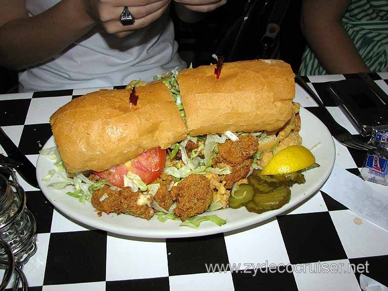 Poboy at Acme Oyster, Baton Rouge location