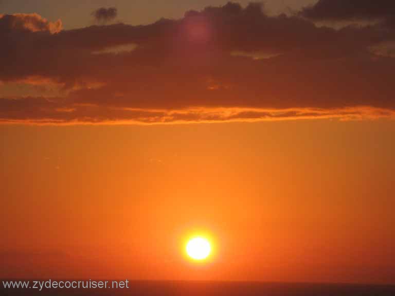 141: Carnival Fantasy, Progreso, MX, Sunset