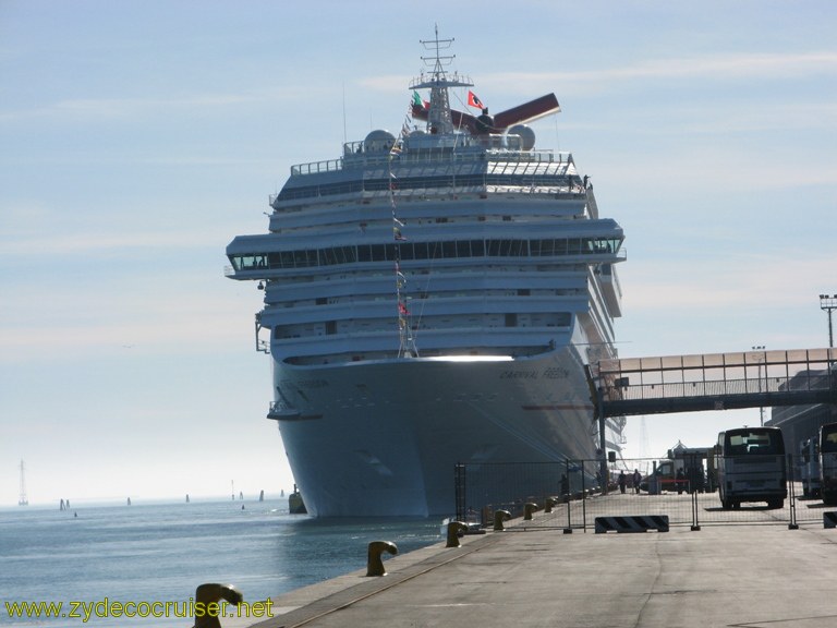 005: Carnival Freedom Inaugural, Venice, Carnival Freedom Inaugural, Port of Venice, Mar 2007