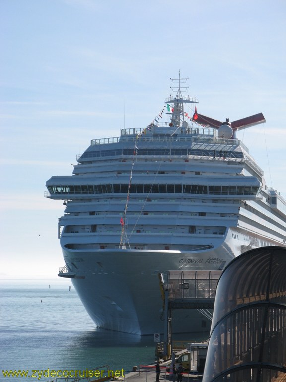 009: Carnival Freedom Inaugural, Venice, 