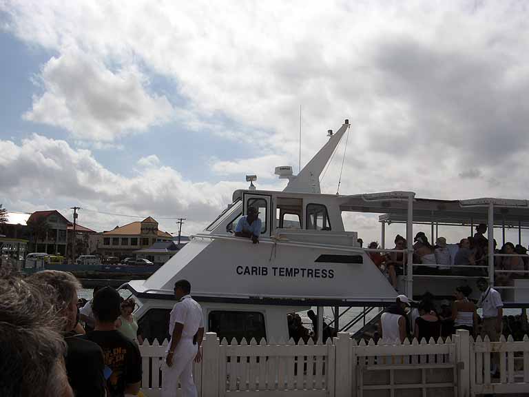 088: Carnival Freedom - Grand Cayman - Catching a tender back to the ship